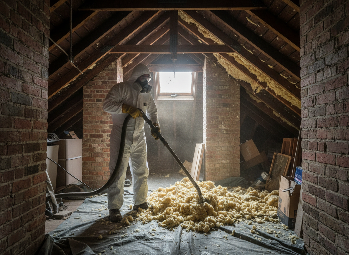 Attic Spray Foam Removal in London, Greater London