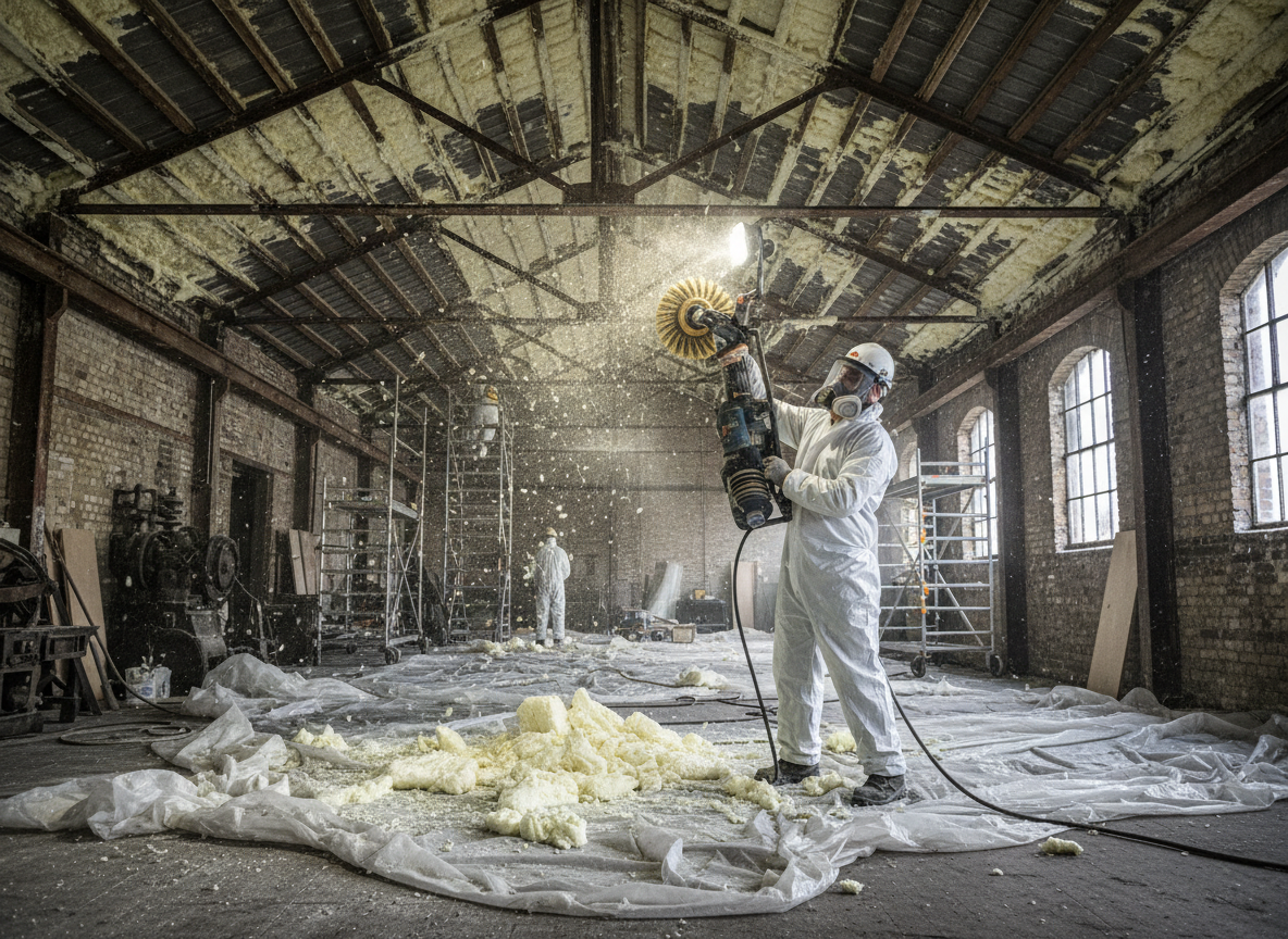 Warehouse Spray Foam Removal in London, Greater London